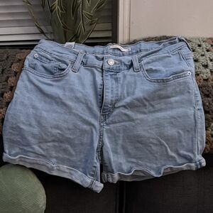 Light Blue Levi's Denim Women's Shorts